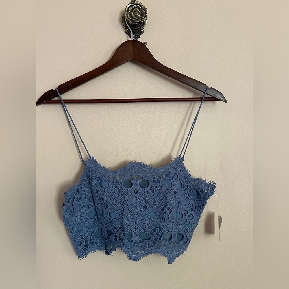 NWT FREE PEOPLE FP One Athena Bralette / Twinkling Perry Large - Picture 4 of 10